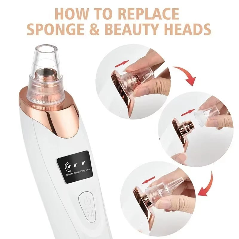 Electric Blackhead Remover – Deep Pore Vacuum Cleaner