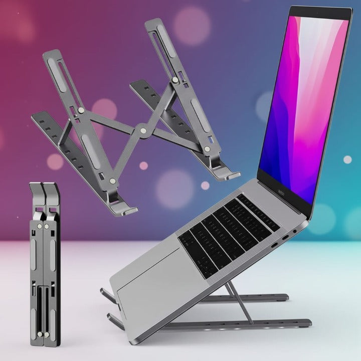 Adjustable Folding Laptop Stand – Portable & Ergonomic Design